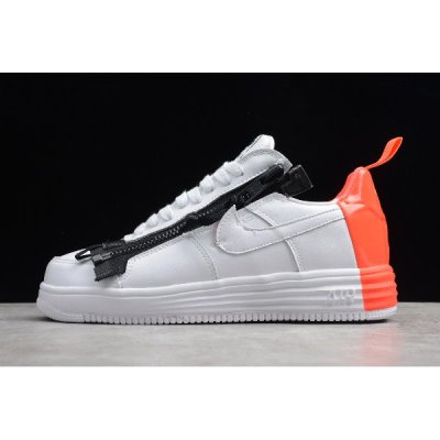 Nike Lunar Force 1 Sp Zip Beyaz / Açık Kırmızı Kaykay Ayakkabı Türkiye - EBUR2LOX